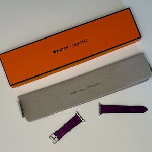 Hermès 40mm Anémone Single Tour Apple Watch Band